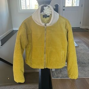 Kittenish LaraLemon Corduroy Puffer Coat Jesse James Decker, Women Size L - NWOT